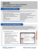 LINCS for Adult Educators in Career Pathways and Workforce Development