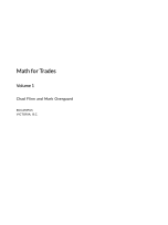 Math for Trades: Volume 1