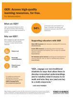 OER for Administrators and Educators: Accessing high-quality learning resources, for free