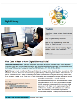 Issue Brief: Digital Literacy
