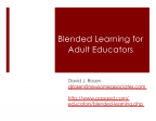 Blended Learning for Adult Educators