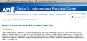 How to Choose a Financial Education Curriculum
