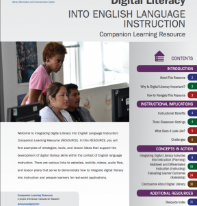 Integrating Digital Literacy Into English Language Instruction: Companion Learning Resource
