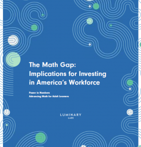 The Math Gap: Implications for Investing in America’s Workforce