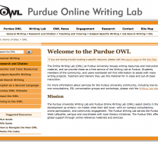 Purdue Online Writing Lab (OWL)