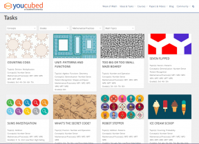 Tasks from youcubed